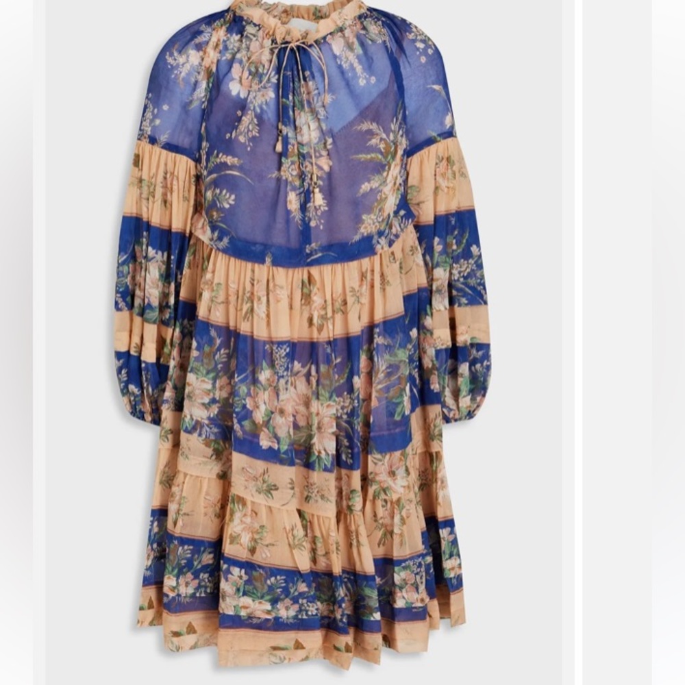 NWT Zimmermann moonshine mini dress